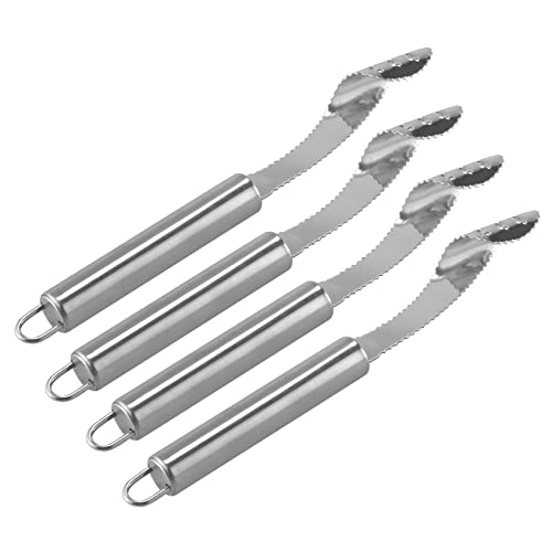 Micvtve 4 STÜCK Jalapeno Pfeffer Entkerner, Rostfreier Chili Jalapeno Entkerner, Entkerner für Jalapenos, Chilis, Paprika Micvtve 4 STÜCK Jalapeno Pfeffer Entkerner, Rostfreier Chili Jalapeno Entkerner, Entkerner für Jalapenos, Chilis, Paprika von Micvtve