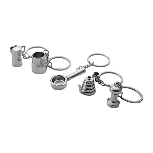 Micvtve 5 Stück Coffee Tamper Espresso Filterhalter Moka Pitcher Tragbares Kaffeezubehör von Micvtve