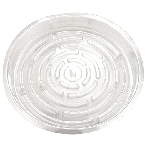 Micvtve Pflanzuntertassen, Packung mit 10 x 30 cm (12), transparente Tropfschalen für Blumentopf für Pflanzen Innen- und Außenbereich, Garten von Micvtve