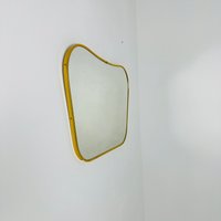 Mid Century Asymmetric Mirror Original Kidney Standard Style From The 50S 60S von MidAgeVintageDE2