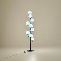 Mid Century Iconic 9-Light Floor Lamp From Kaiser Leuchten, Germany 1970S von MidAgeVintageDE2