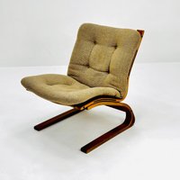 Mid Century Norwegian Kengu Lounge Chair By Elsa & Nordahl Solheim For Rybo Rykken - 1970S von MidAgeVintageDE2