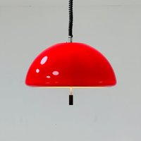 Mid Century Spaceage Meblo Pendant Light By Harvey Guzzini Italy 1970S von MidAgeVintageDE2