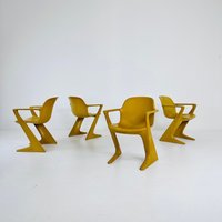 Set Of 4 Kangoroo Vintage Z Chairs By Ernst Moeckl - 1960S von MidAgeVintageDE2
