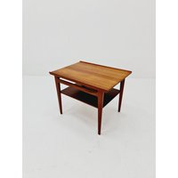 Danish Teak Coffee Table By Finn Juhl For France & Daverkosen , Denmark , 1950S von MidAgeVintageDE