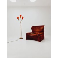 German Modern Three Flex Arms Brass Floor Lamp, Tütenlampe, 1950S German Modern Three Flex Arms Brass Floor Lamp, Tütenlampe, 1950S von MidAgeVintageDE