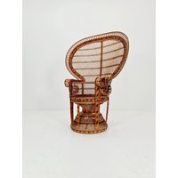Mid Century Classic Wicker Emmanuelle Peacock Chair 1960/70S Mid Century Classic Wicker Emmanuelle Peacock Chair 1960/70S von MidAgeVintageDE