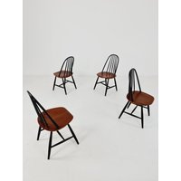 Mid Century Dinning Chair By Ilmari Tapiovaara, Hagafors Sweden, 1960S, Set Of 4 Mid Century Dinning Chair By Ilmari Tapiovaara, Hagafors Sweden, 1960S, Set Of 4 von MidAgeVintageDE