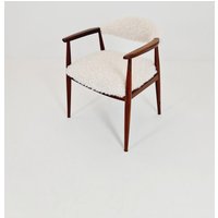 Mid Century German Teak With Teddy Farbic Chair By Casala , 1960S Mid Century German Teak With Teddy Farbic Chair By Casala , 1960S von MidAgeVintageDE