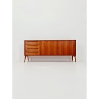Mid Century Modern German Teak Sideboard By Telkamphaus Möbel 1960S von MidAgeVintageDE