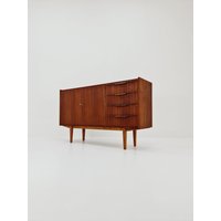 Mid Century Modern German Walnut Sideboard By Franz Ehrlich For A.m.t Möbel von MidAgeVintageDE