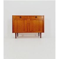 Mid Century Modern Swedish Walnut Sideboard By B. Fridhagen For Bodafors, 1964 von MidAgeVintageDE