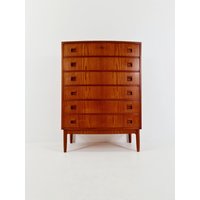 Midcentury Danish Teak Chest Of Drawers/Drawer Dresser Cabinet, 1960S Midcentury Danish Teak Chest Of Drawers/Drawer Dresser Cabinet, 1960S von MidAgeVintageDE