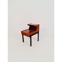 Midcentury Danish Teak Vintage Side Table/ Bedside Table Straight From The Sixties von MidAgeVintageDE