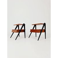 Pair Of Danish Teak Vintage Bedside Tables/ Night Stands, 1960S Pair Of Danish Teak Vintage Bedside Tables/ Night Stands, 1960S von MidAgeVintageDE