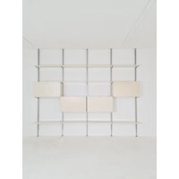 Rare Free Standing Modular George Nelson Wall Unit Bookcase, Herman Miller International Collection "Vitra", 1960S von MidAgeVintageDE