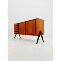 Rare Mid Century Swedish Teak Sideboard By Bengt Ruda For Nordiska Kompaniet , 1960S Rare Mid Century Swedish Teak Sideboard By Bengt Ruda For Nordiska Kompaniet , 1960S von MidAgeVintageDE