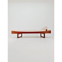 Rare Midcentury Danish Daybed Teak Wood By Bernhard Pederson & Son Denmark , 1950S Rare Midcentury Danish Daybed Teak Wood By Bernhard Pederson & Son Denmark , 1950S von MidAgeVintageDE