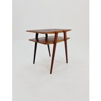 Swedish Mid Century Mahogany Nightstands, Side Tables By Albert's Möbelfabrik, 1960S von MidAgeVintageDE