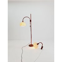 Vintage Danish Teak Floor Lamp Set With Wall By Domus 1970S Vintage Danish Teak Floor Lamp Set With Wall By Domus 1970S von MidAgeVintageDE