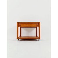 Vintage Mid Century Danish Trolley in Teak Sideboard/Bar Cart By Salling Stolefabrik, 1960S von MidAgeVintageDE