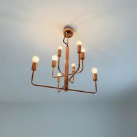 Iconic "Random" Ceiling Lamp in Copper By Katarina Dahl For Ryden's Contemporary von MidAgeVintageDE2