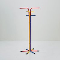 Lebber Mid Century - Memphis Milano Standing Coat Rack Ikea, By Tord Björklund Model Plagg, Basic Colours. 1980S Lebber Mid Century - Memphis Milano Standing Coat Rack Ikea, By Tord Björklund Model Plagg, Basic Colours. 1980S von MidAgeVintageDE2