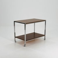 Mid-Century Bauhaus Coffee Table & Trolly 1970S Germany von MidAgeVintageDE2