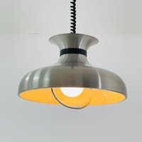 Mid-Century Graewe Stainless Steel Pendant Lamp, Germany 1970S von MidAgeVintageDE2