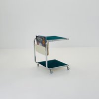 Mid Century Side Table - On Rolls By Thomas Jelinek For Ikea Sweden 1980S Mid Century Side Table - On Rolls By Thomas Jelinek For Ikea Sweden 1980S von MidAgeVintageDE2