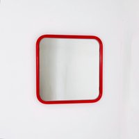 Mid Century Space Age Chrom Red Wall Mirror Germany 1970S Mid Century Space Age Chrom Red Wall Mirror Germany 1970S von MidAgeVintageDE2