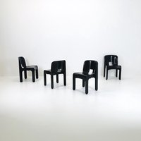 Set Of 4 Vintage Kartell Universale Chairs - Model 4867 By Joe Colombo Iconic 1965 Italian Design, Mid-Century Modern Abs Plastic Set Of 4 Vintage Kartell Universale Chairs - Model 4867 By Joe Colombo Iconic 1965 Italian Design, Mid-Century Modern Abs Plastic von MidAgeVintageDE2