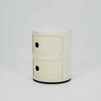 Space Age Componibili 2-Tier Storage Unit By Anna Castelli Ferrieri For Kartell Model 4965-6-7 Italy, 1970S von MidAgeVintageDE2