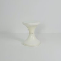 Space Age Emsa West Germany Retro White Stool 1980S von MidAgeVintageDE2