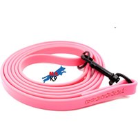Neon Pink 2 Fuß Handstitched 1/2 "Biothane Hundeleine | Hot Leine von MidAtlanticK9