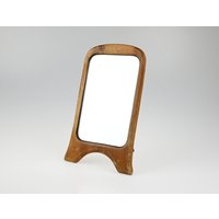 Antiker Holzspiegel Von 1890-1900 - Zeitlose Eleganz Erhalten, Spiegel, Vintage Antikes Dekor, Holzrahmen Spiegel von MidCenturyEU