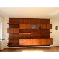 Mid Century Teak Design Regalsystem Hg Furniture Møbler von MidCenturyTeakD