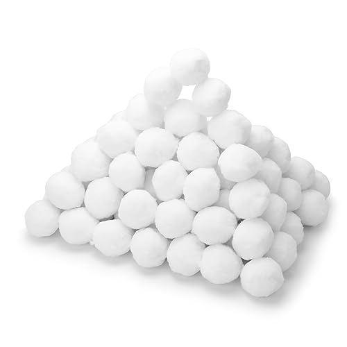 MidGard Filter Balls, Filtermaterial für Poolpumpe, Filterbälle für Sandfilteranlage, 500g, Weiß, Filterbälle ersetzen 18 kg Filtersand für sandfilteranlagen von MidGard