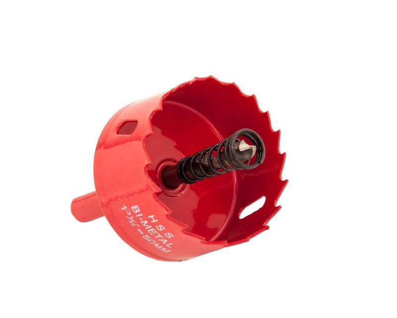 MidGard Lochsäge Lochkreissäge mit Sechskant-Schaft und Bohrer, Bohrkrone HSS Bi-Metall, Ø 50 mm von MidGard