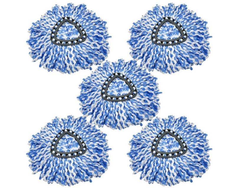 MidGard Wischmopp Ersatzmopp Ersatz-Mopp geeignet für Vileda Turbo 2in1 EasyWring&Clean, Ersatzkopf aus Mikrofaser für auch empfindlichen Boden von MidGard