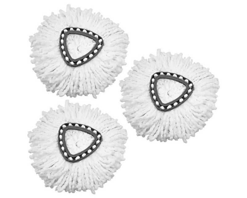 MidGard Wischmopp Ersatzmopp Ersatz-Mopp geeignet für Vileda Turbo 2in1 EasyWring&Clean, Ersatzkopf aus Mikrofaser für auch empfindlichen Boden von MidGard