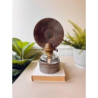 Vintage 1930Er Adler Öllampe Mit Reflektor Wandleuchte, Antike Wandlampe Geriffeltem Reflektor, Mid Century Für Wand von MidMayVintage