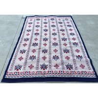 Mid Century Modern 1970Er Jahre Rya Style Teppich 2, 8 X 2 M Wolle Schablone #569 #592 #587 Mid Century Modern 1970Er Jahre Rya Style Teppich 2, 8 X 2 M Wolle Schablone #569 #592 #587 von MidModGroovy