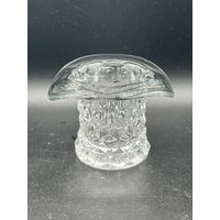 3" Topper | Top Hat American Clear | Stem 2056 Von Fostoria - Tolles Sammlerstück von MidModzilla