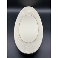 Lenox Porzellan Feine China Servieren Tablett Platte - Platin Trim Korb Weben Muster 13, 5" Breit So Schön Und Nützlich von MidModzilla