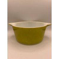 Vintage Pyrex Verde Grün Cinderella Casserole 1.5 Qt 474-B von MidModzilla