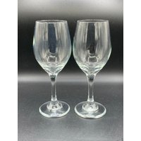 Vintage Wasser/Weinglas - Premiere Clear Von Libbey Glass Company 2Er-Set Tolle Weingläser Im Alltag von MidModzilla