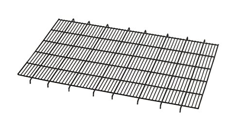 Midwest Homes for Pets FG36B Bodengitter für Hundebox, erhöht, passend zu Modellen 1336TD, 1536, 1536DD, 436, 436DD, 1936, 1936DD, 1636/1636DD (gebogener Schubriegel), schwarz von MidWest Homes for Pets