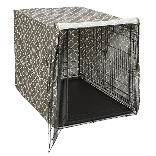 MidWest Homes for Pets CVR48T-BR Hundebox-Abdeckung, Stoff mit Teflonschutz, Sichtschutz für 122 cm lange Hundeboxen von MidWest und New World, maschinenwaschbar und trocknergeeignet MidWest Homes for Pets CVR48T-BR Hundebox-Abdeckung, Stoff mit Teflonschutz, Sichtschutz für 122 cm lange Hundeboxen von MidWest und New World, maschinenwaschbar und trocknergeeignet von MidWest Homes for Pets