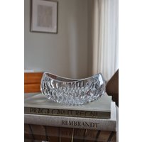 Deutsche Mid Century 1970Er Jahre Bleikristall Kristallschale Schale Obst Konfektschale von Midcenturyhome24
